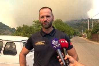 Bojanović: Uzrok požara ljudski faktor, vatrogasci cijelu noć gasili, situacija u Piperima sada je mirnija