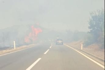 Vatrogasci u Kokotima brane kuće i benzinsku pumpu