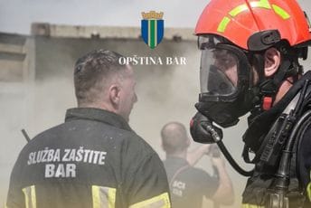 Opština Bar zahvalila vatrogascima i građanima: Situacija pod kontrolom, dokazali ste da solidarnost i ljudskost još postoje