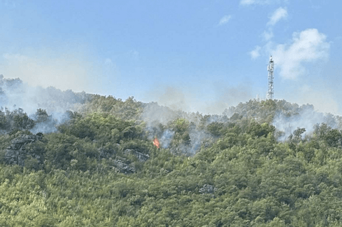 Širi se požar u Piperima: Zahvatio planinu Živa, ugroženo više sela