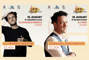 Ljeto u Prijestonici: Marko Nastić večeras u Njegoševoj ulici, sjutra koncert Dženana Lončarevića