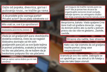Građani na mrežama poručuju Vladi: „Dajte od popeka i putovanja, je li moguće da od nas i za ovo tražite novac?“