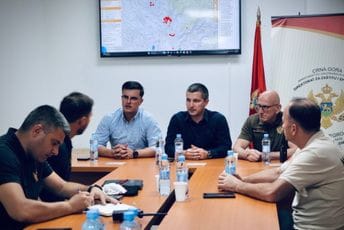 Bečić i Šaranović posjetili Direktorat za zaštitu i spašavanje: Crna Gora ponosna na svoje ljude koji danonoćno obuzdavaju požare