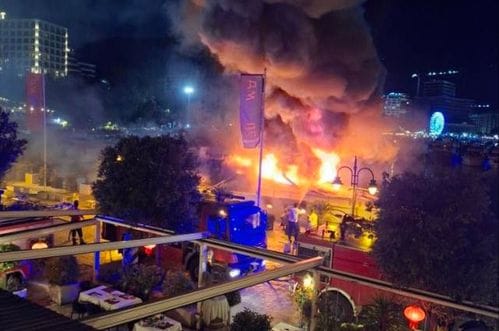 UP o požaru na jahti: Vlasnik kazao da je najvjerovatnije uzrok kvar na plovilu