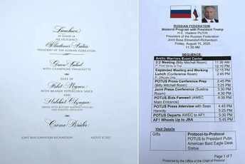 Povjerljivi dokumenti o sastanku Trampa i Putina pronađeni u hotelskom printeru