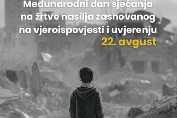 CGO: Vjera i uvjerenje nijesu opravdanje za mržnju i nasilje