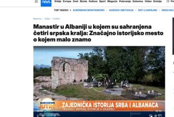 Adžić: Euronews Srbija falsifikuje istoriju, nastavlja se otimačina dukljanske prošlosti Crne Gore