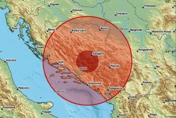 Zemljotres zatresao BiH: Epicentar blizu crnogorske granice