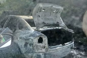 Pljevlja: Gorjelo vozilo u blizini termoelektrane