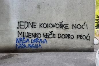 Miljenko Jergović na meti nasilnika: Prvo ga napali, a sad su mu ispisali prijeteći grafit na zgradi