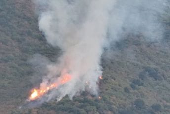 Požar iznad Starog Bara: Gori na nepristupačnom terenu