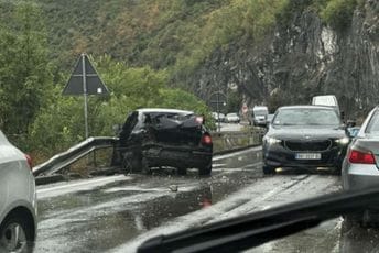 Još jedna nezgoda na putu Nikšić - Podgorica: Ovog puta u Kujavi, saobraća se otežano