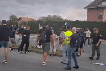 Incident na protestima u Novom Sadu: Pristalice SNS-a se međusobno potukle (VIDEO)