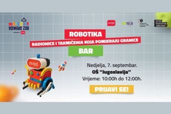 MTEL seli radionice robotike na  Jug Crne Gore
