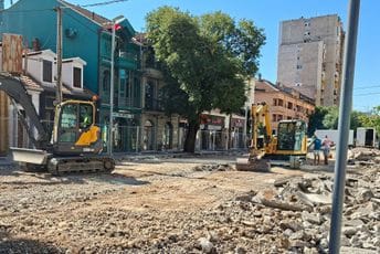'Skinut' asfalt: Evo šta sve podrazumijevaju radovi u Ulici slobode