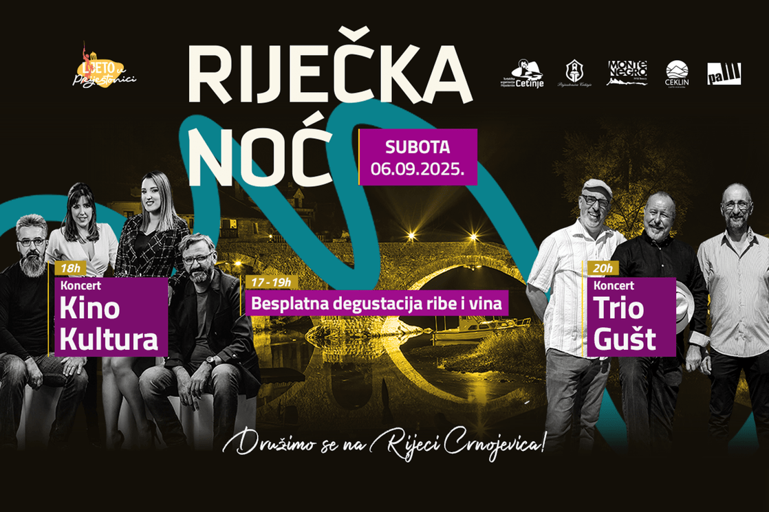 “Riječka noć” u subotu 6. septembra