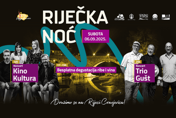 “Riječka noć” u subotu 6. septembra