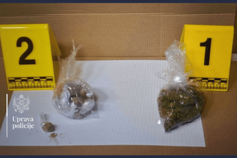 Tivat: Tokom pretresa Budvanin odbacio heroin i marihuanu, prijetio službenicima, pa pobjegao