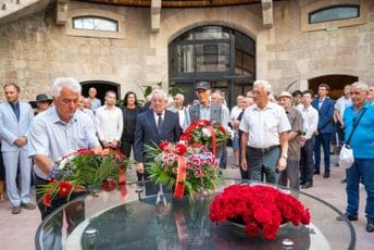 (FOTO) Radojević: Živimo vremenu kada pokušavaju da negiraju našu slavnu antifašističku prošlost; Bećirović: Malula je simbol sjećanja