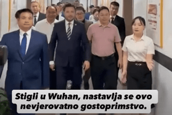 (VIDEO) Aplauz za Abazovića u Vuhanu: Na svakom mjestu posebni respekt