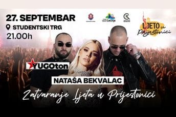 Nataša Bekvalac i Yugoton zatvaraju „Ljeto u Prijestonici“