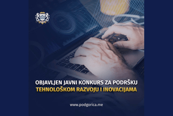 Glavni grad raspisao konkurs za podršku tehnološkom razvoju i inovacijama: Budžet 100 hiljada, prijavljivanje narednih 20 dana