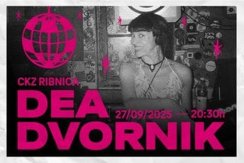 Noć Young ritma u CKZ Ribnica – stiže Dea Dvornik