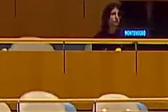 Delegat Crne Gore ostao u sali dok je Netanjahu govorio tokom Generalne skupštine UN