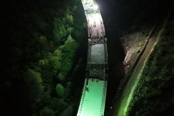Pogledajte noćne snimke radova na putu Vrulja - Mijakovići (FOTO/VIDEO)