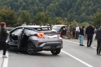 Udes kod Kolašina: Ima povrijeđenih, saobraćaj bio obustavljen