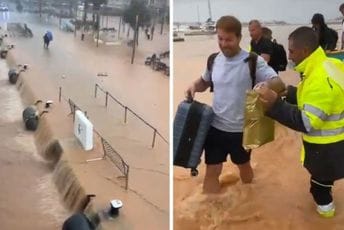 (VIDEO) Uragan potopio Ibicu: Poplavljene ulice, zarobljeni ljudi, zatvoren aerodrom