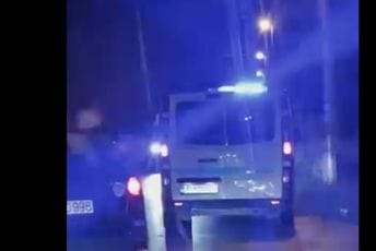 (VIDEO) Tri saobraćajne nezgode kod manastira Đurđevi stupovi u Beranama