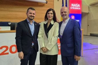 Borančić i Šainović u Sarajevu sa liberalnim liderima i zvaničnicima BiH: Crna Gora u opasnosti da propusti šansu za EU