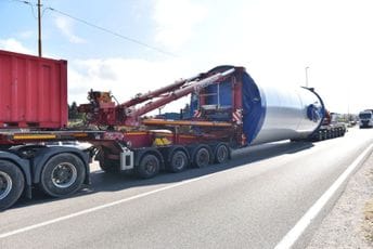 Pogledajte kako protiče transport opreme za vjetroelektranu Gvozd (FOTO)