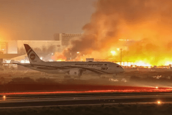 Azija: Ogroman požar na aerodromu, stihija se širi velikom brzinom