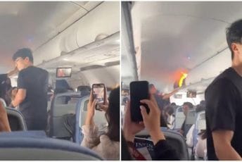 (VIDEO) Drama u vazduhu: Prenosiva baterija izazvala požar u avionu, putnici vrištali
