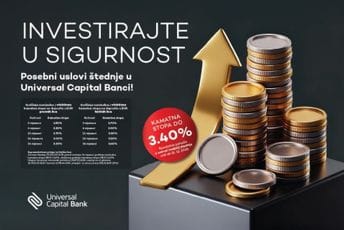 Investirajte u sigurnost: Posebni uslovi štednje u Universal Capital Banci