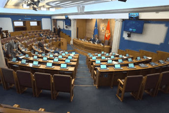 Pratite sjednicu Skupštine, Šaranović o Zakonu o javnim okupljanjima (VIDEO)