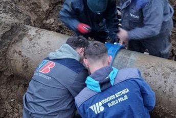 Građani Bijelog Polja dobili vodu: Još uvijek nije za piće zbog ispiranja cjevovoda
