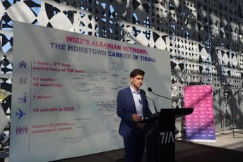 Međunarodni aerodrom Tirana najavljuje najveće  proširenje kompanije Wizz Air u Albaniji