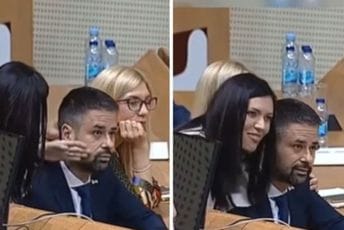 (VIDEO) Dodikova zastupnica mazi ministra u parlamentu: „Zamolio bih koleginicu da mu ne sjedi u krilu dok raspravljamo o budžetu“