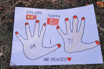 Djeca u Podgorici poručila: Crna Gora i Turska - prijatelji (VIDEO)