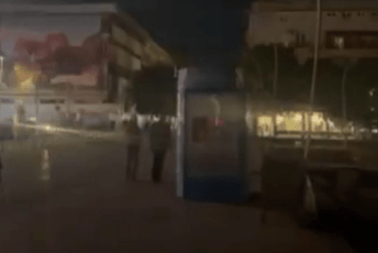 (VIDEO) Sablasno je večeras na Trgu nezavisnosti: Centar Podgorice bez ulične rasvjete