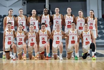 Crnogorske košarkašice danas u Podgorici sa Ukrajinom