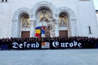 "Ortodoksna braća brane Evropu": Navijači Rumunije dočekani u Beogradu pred put za Zenicu