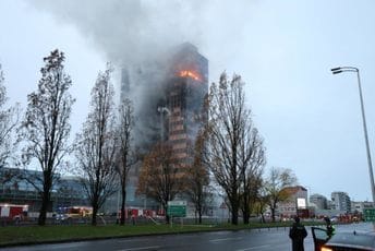 Drama u Zagrebu: I dalje gori Vjesnikov neboder, šteta je totalna (FOTO/VIDEO)