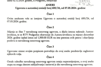 Šturanović: Gledanost emisije niža od jedan odsto - građani autorki plaćaju 1.900 eura mjesečno