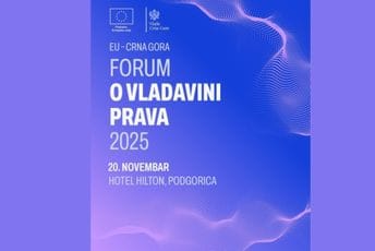 Forum o vladavini prava 2025 sjutra u Podgorici: U fokusu obaveze Crne Gore koje proizilaze iz poglavlja 23 i 24