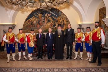 Joanikije na otvaranju izložbe povodom vijeka od "obnove" kapele na Lovćenu