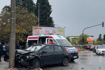 Podgorica: Udes kod Trgovinske škole